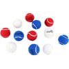 Midlee Red White & Blue Mini Dog Tennis Balls- Set of 12-4th of July
