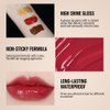 MIESCHER Mocca Gold Shine Lip Gloss Lipstick Long Lasting, High Shine Liquid Lipsticks for Women Non-Transfer Smudgeproof Smooth and Easy to Apply Cruelty-Free Lip Color, 03 Mocca