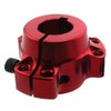 DJ-Motor Red 1" 25mm Bore with 1/4" Keyway Lightened Billet Rear Wheel Hubs for Go Kart Drift Trike