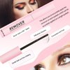 2Pcs Lash Remover for Lash Extension,Cluster Lash Glue Remover Individual Eyelashes Gentle Eye Removal for False Lashes,Eyelash Extension Adhesive Remover Self Use at Home