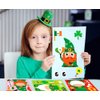 D4DREAM St.Patricks Day Sticker for Kids 24 Sheets St.Patrick's Day Crafts Stickers Make a St.Patricks Day Grome Face Sticker for Kids St.Patrick's Day Party Games Activities Favors Supplies Gift