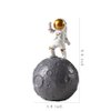 Gaolinci Astronaut & Planet Coin Bank, Money Box, Piggy Bank,Home Decoration, Space Theme Decorations for Kids Room