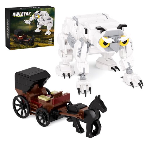 Owlbear Building Block Set Compatible with Lego, Honor Amongest Thief Monster Building Movie Toys Set, Creative Gift for Game Lovers Film Fans Halloween Christmas Friends 8+