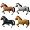 4PCS Giant Horse Balloon Horse Shaped Aluminum Foil Balloon for Horse Themed Party Balloons gallant Horse Balloon Cowboy Birthday Party Decorations Supplies