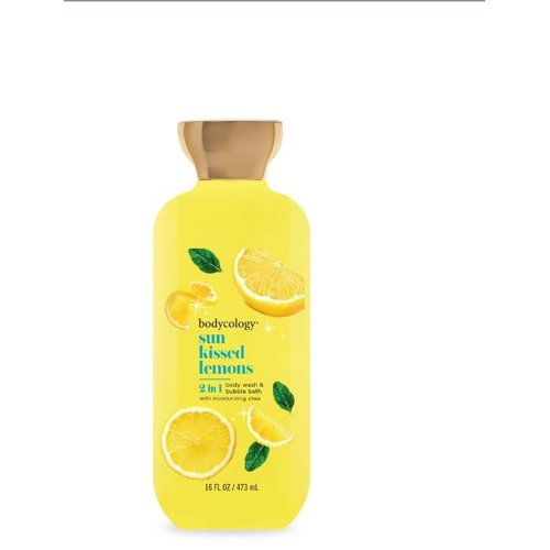 2 in 1 Body Wash & Bubble Bath, Sun Kissed Lemons, 16 fl oz