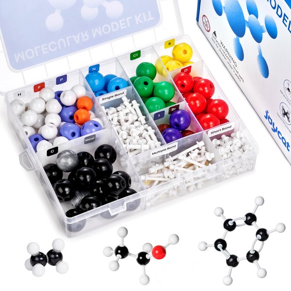 Molecular Model Kit (404 pcs), Organic Chemistry Molecule Science Gifts for Ochem and Inorganic Students and Teachers