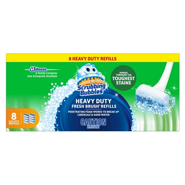 Fresh Toilet Brush Refills - 8 Pack