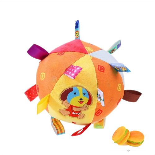 TANGJAK Pet Toys Plush Dog Toy Doggie Toys Dog Balls Squeaky Puppy Balls