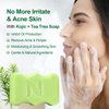 Neutriherbs Kojic Acid Soap,Anti Acne Beauty Soap for Body & Face, Brighten, Smooth Skin Soap Bar, Gently Handle Acne,Skin Irritations,Dark Skin - Tee Tree Scent,100g x 2 Bars