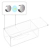 Phineoly Clear Acrylic Tissue Box Holder, Rectangle Dispenser Tissue Box Cover for Bathroom, Bedroom Dresser, Countertop, Desk