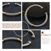 Cable Bracelet for Women Cuff Twisted Wire Vintage ladies david yurman bangle bracelets Elastic Adjustable Stainless Steel Jewelry With Gift Box