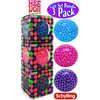 Nee-Doh Schylling Bubble Glob Groovy Glob! Squishy, Squeezy, Stretchy Stress Balls Blue, Pink & Purple Complete Gift Set Party Bundle - 3 Pack