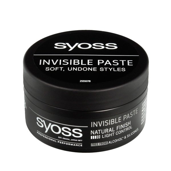 Syoss Invisible Hair Styling Paste Medium Control Light Shine 100ml