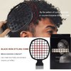 Magic Curl Sponge Set for Barber Hair Styling: Afro Twist Hair Brush, Metal Pick Comb, and Styling Combs (Black-A)
