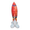 4D Standing Giant size SelfStand Rocket Astronaut Party Balloons UFO Helium Aluminum Balloon Outer Space Theme Birthday Party Decor Kids Boys Toys Party Supplies (SelfStand Rocket)
