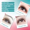 W Eyelash Extensions 3D Premade Fans W Lashes 0.07 C Curl Matte Black W Shaped Volume Fans Easy Fan Lash Extensions by GEMERRY(0.07-C-8-14)