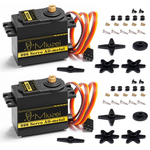 Miuzei MG996R Servo Motor Metal Gear High Speed Torque Digital Servo for RC DIY Helicopter Car Boat Robot (2)