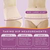 Wearever Women's Incontinence Underwear for Bladder Control with Super Absorbency - Reusable & Washable Leak Proof Underwear for Women - (Pack of 3) (Beige) (L) (Fits Hip 41-42")
