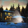 SOMKTN Christmas Snowfall Light Projector Outdoor,Snow Falling Projector Lamp Dynamic Snow Effect Christmas Dot Decorations Lighting for Xmas House.Garden Yard, Party,Club, Landscape