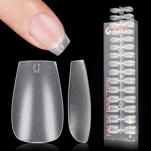 300Pcs Short Coffin Nail Tips - Upgraded 15 Size Full Matte Soft Nail Tips Extra Short Square Nail Tips, Short Nails Ultra Fit & Natural Short False Nails, Acrylic Nails Soft Gel Nail Tips