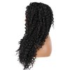 Wiginway Synthetic Lace Front Long Afro Kinky Curly Wigs For Women Black With Babyhair Lace Front Wigs