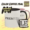 Molandra Products Look Me In The Eyeliner And Say That - 11oz Ceramic Colored Inside & Handle Coffee Mug, Light Green