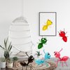 Cruis Cuka Metal Yard Art Garden Decorative Cute Ant Outdoor Wall Sculptures - Set of 6