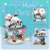 Christmas Polar Bear and Penguin Building Set, Sea Animals Building Kit Compatible with Lego Winter Village, Includes Igloo Fish Crab Sea Animals, Brithday Gift for Boys Girls Aged 8+ (286Pcs)