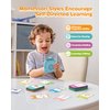 Bilingual Spanish and English Talking Flash Cards for 1-3, Pocket Speech Therapy Toys with 512 Words, Montessori Language Learning Toys, Autism Toys, Children's Sensory Learning, Birthday Toys