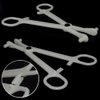 4PCS Reusable Professional Clamp Ear Lip Navel Nose Open Septum Piercing Tool Forceps Plier Clamp Body Jewelry Puncture Tool Set