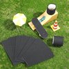 Pajean 24pcs Black Foam Grip Tape Adhesive for Fingerboards, 38 x 110 x 2 mm, Anti Slip