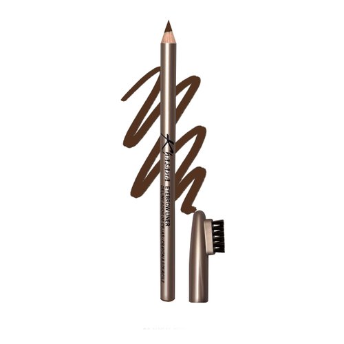Khasana Long-Lasting Waterproof Eyebrow Pencil with Brush, Sharpenable, Longwear Eyebrow Pencil, Defined Brows, Pigment Brow Pencil. #22 Light Brown