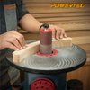 POWERTEC 11204 4.5" Sanding Sleeves for Spindle Sander | 80 Grit | Aluminum Oxide Sandpaper Sanding Sleeves 4-1/2” Long in 6 Diameters 1/2”, 3/4”, 1”, 1-1/2”, 2” and 3” – 6 Pk