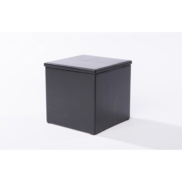 Cremation Urns for Pets SMALL Memorial Keepsake box for Dogs and Cats, Urn for pet ashes In loving Memory Gone but not forgotten you left pawprints on my heart Holds SMALL portion of ashes (Black)