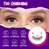 Magnetic Eyelashes | Premium Faux Mink Magnetic Lashes | Comfortable and Easy to use | Universal size |Reusable up to 50 times | Vegan and Cruelty free | Natural Look, 1 Pair (Too Charming)
