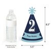 2nd Birthday Boy - Two Much Fun - Cone Happy Second Birthday Party Hats for Kids and Adults - Set of 8 (Standard Size)