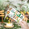 100 PCS Wildlife Wild One Jungle Animal Temporary Tattoos Sticker Wild One 1st First Birthday Decorations Party Supplies Favors Gifts Boys Girls Safari Zoo Cute Fake Tattoo School Reward Themed