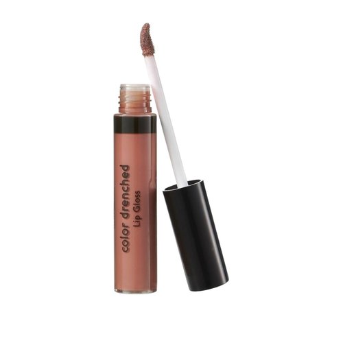 Laura Geller Color Drenched Lip Gloss – Cafe Au Lait | High-Pigment, Non-Sticky Lip Gloss with Moisturizing, Glossy Finish