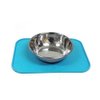 Small Pet Placemat for Single Bowl (Bowl Not Included) (Light Blue)