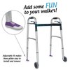 Sneaker Walker Glides for 1" Walker Tubes - Purple - 1 Pair