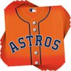 Houston Astros Orange Luncheon Paper Napkins - 6.5" x 6.5" (Pack Of 36) - Vibrant, Sturdy, Soft & Eco-Friendly Napkins - Perfect For Astros Fans & Themed Celebrations