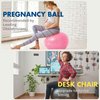 ProBody Pilates Yoga Exercise Ball, Multiple Sizes Stability Chair, Gym Grade Birthing Ball for Pregnancy, Fitness, Balance, Workout at Home, Office and Physical Therapy (Blue, 45 cm)