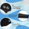 Women Silicone Swimming Cap, High Elasticity Thick Swim Hats for Long Hair, Bathing Swimming Caps for Women and Men Keep Your Hair Dry, with Ear Plugs and Nose Clip, Easy to Put On and Off