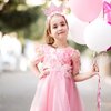 Casoty 5th Birthday Crown, 5th Birthday Decorations, 5th Birthday Tiara, Princess Birthday Party Decorations, Flower Hair Band for Party