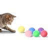 Andiker Cat Track Toy Balls, 6pcs Colorful Cat Toys for Indoor Cats Lightweight and Bounce Durable 1inches Replacement Balls for Cat Tower Toy (6pc)