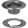 Stimpson 2GWSSM100 Marine Grade Stainless Steel Sheet Metal Grommet & Washer Set, Durable & Heavy-Duty, 3/8 Inch Grommet, 100 Sets of Steel Grommets, Stainless Washer for Wiring & Hole Plug Assortment