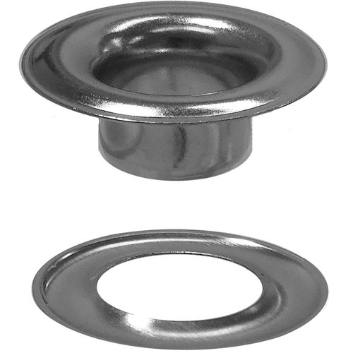 Stimpson 2GWSSM100 Marine Grade Stainless Steel Sheet Metal Grommet & Washer Set, Durable & Heavy-Duty, 3/8 Inch Grommet, 100 Sets of Steel Grommets, Stainless Washer for Wiring & Hole Plug Assortment