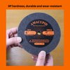 AmaCupid Deburring Wheel, Nylon Fibre Buffing Wheels, 6 inch 9P Hardness. for Bench Grinder Buffing Machine Polishing Stainless Steel, etc.. 180 Grit, 1/2 inch Arbor, 1 inch Thickness