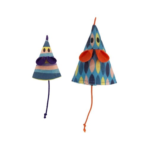 KONG Bat-A-Bout Vibez Mouse Catnip Cat Toy, 2pk.