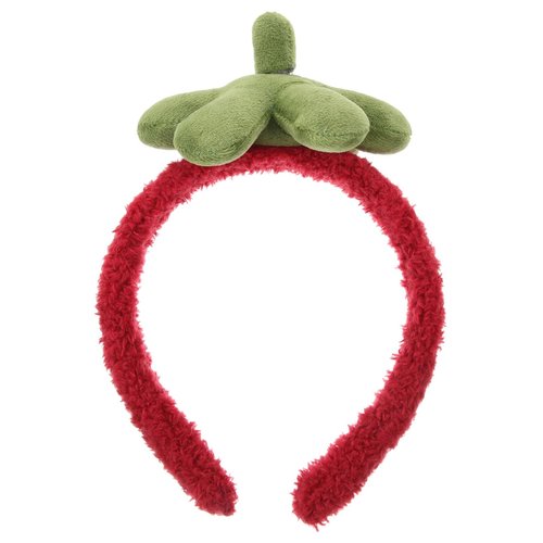 PRETYZOOM Strawberry Shampoo Strip Skincare Headband Spa Headbands for Women Headband for Washing Face Facial Headbands Makeup Hair Accessories Skin Care Headbands Cute Spa Hair Band